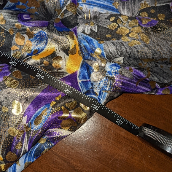 VTG 80s Metallic Bomber Jacket - Picture 8 of 9